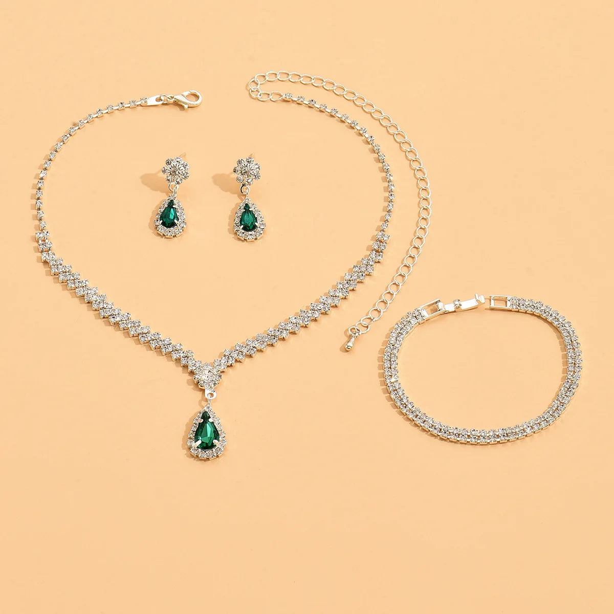 4 Pieces Of Accessories, Earrings, Necklaces, Bracelets