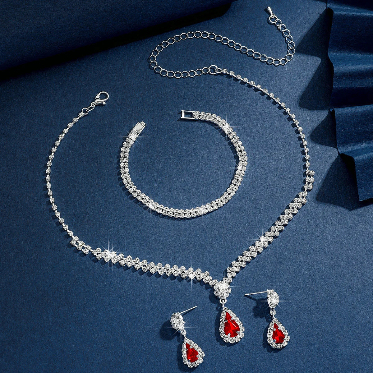 4 Pieces Of Accessories, Earrings, Necklaces, Bracelets