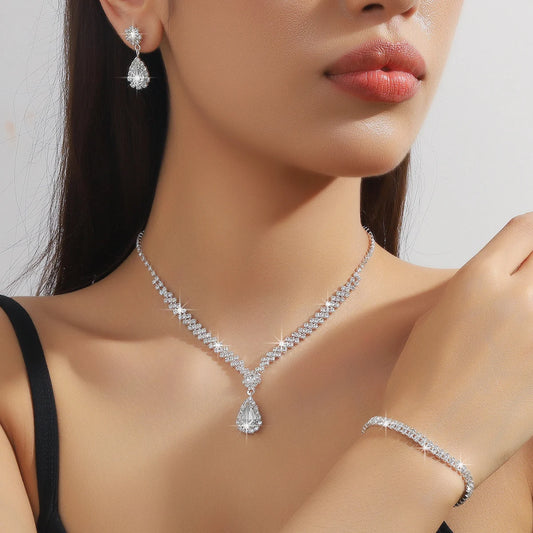 4 Pieces Of Accessories, Earrings, Necklaces, Bracelets