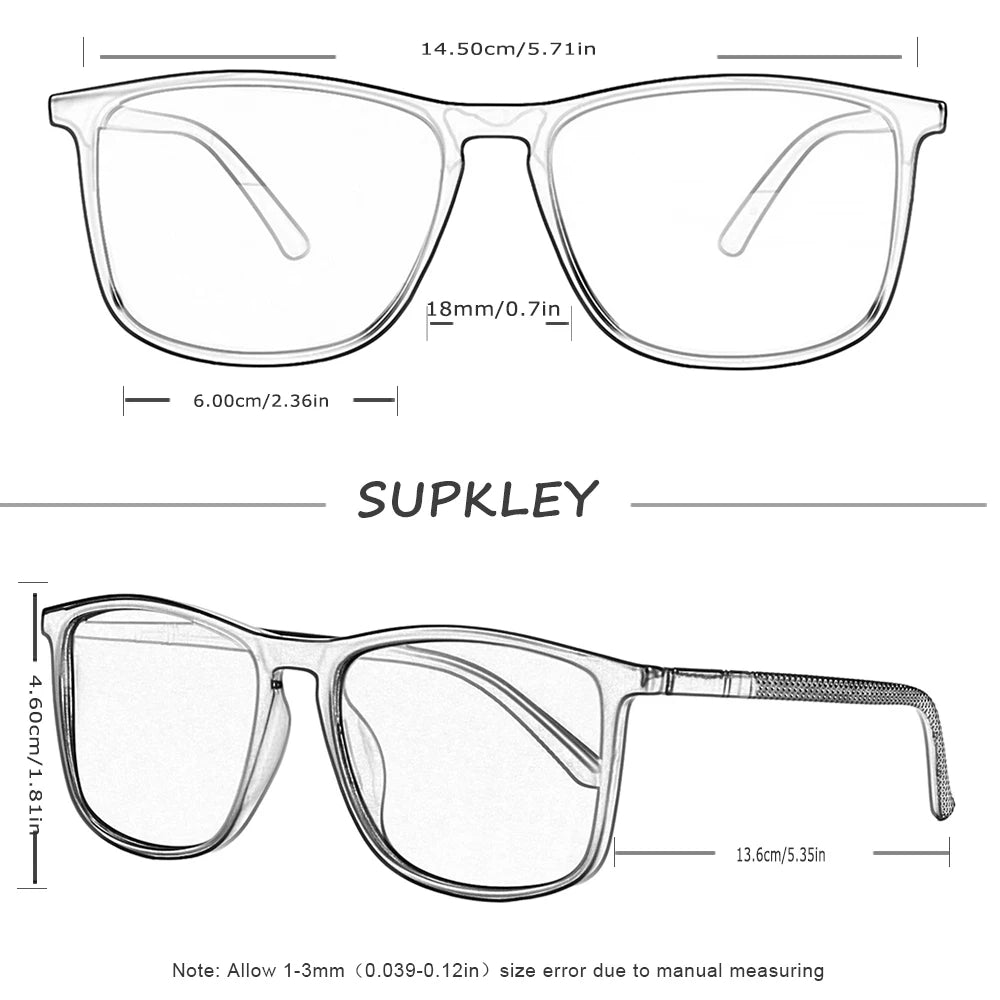 SUPKLEY Square Sunglasses