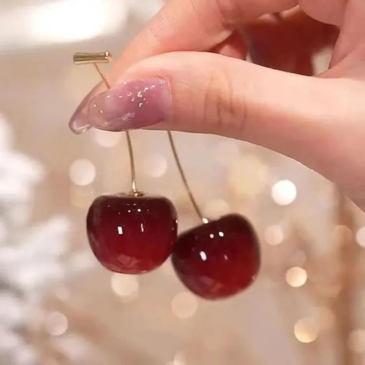 Red Cherry Earrings